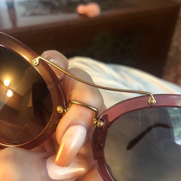 Miu Miu Scenique butterfly glasses